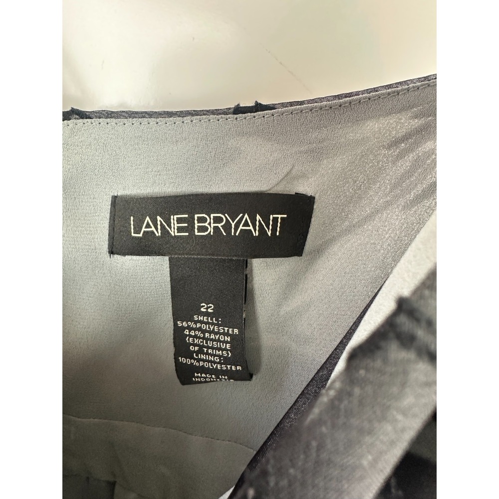 Lane Bryant Velvet Burnout Overlay Surplice Dress Plus Size 22 Whimsigoth Witchy - Picture 5 of 15